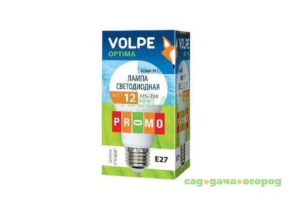 Фото Лампочка Volpe LED-A60-12W/NW/E27/FR/O КАРТОН