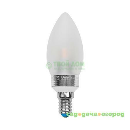 Фото Лампочка Uniel LED-C37P-5W/WW/E14/FR/DIM ALC