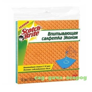 Фото Салфетки 3M Scotch-Brite впитывающая 3 шт