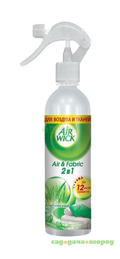 Фото Освежитель воздуха Air Wick Air&Fabric 2 в 1 Альпийский луг 345 мл