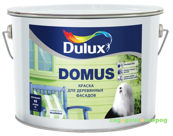 Фото Краска Dulux Domus /bw/ 10л