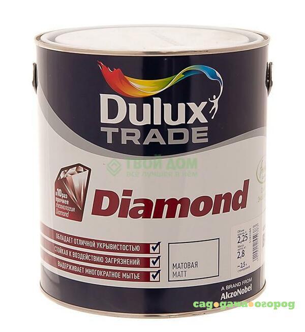 Фото Краска Dulux Diamond мatt bс 225л