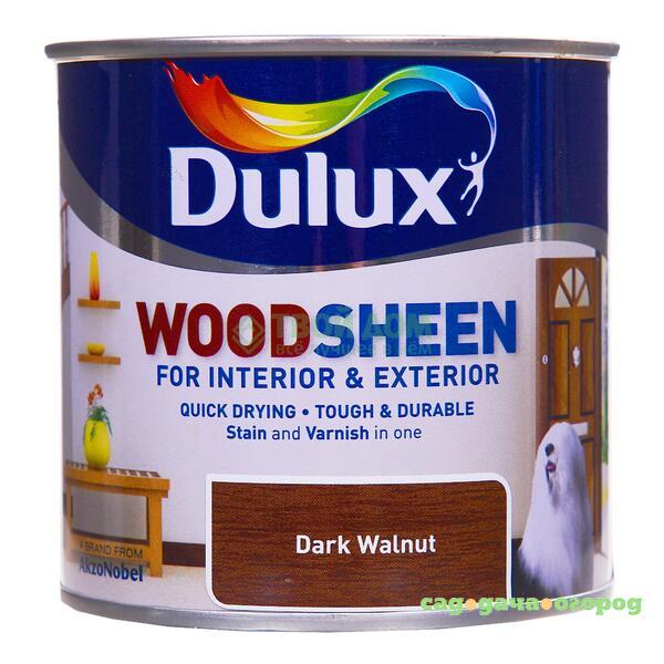 Фото Лак Dulux Woodsheen Dark Walnut 0.3 л (5122437/5122437)