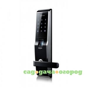 Фото Врезной биометрический дверной замок samsung черный shs-h705 fbк/en