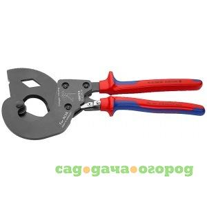 Фото Ножницы для резки acsr проводника (по принципу трещотки) knipex kn-9532340sr