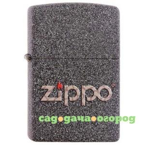 Фото Зажигалка с покрытием iron stone zippo 211 snakeskin zippo logo