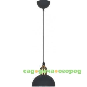 Фото Подвесной светильник camelion pl-601s c67 черный+старинная медь loft, e27, 40вт, 230в, металл 13100