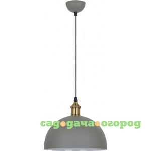 Фото Подвесной светильник camelion pl-601l c68 серый+старинная медь, loft, e27, 40вт, 230в, металл 13098