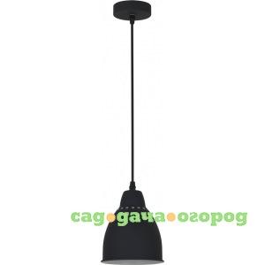 Фото Подвесной светильник camelion pl-430s-1 с02 чёрный, loft, e27, 60вт, 230в, металл 13081