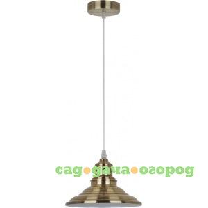 Фото Подвесной светильник camelion pl-600 с59 старинная медь, loft, e27, 40вт, 230в, металл 13095