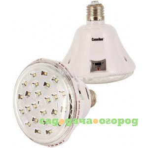 Фото Аккумуляторный светильник с патроном camelion la-109 24 led, dc, 220в 11830