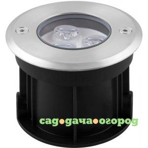 Фото Светодиодный тротуарный грунтовый светильник 3w rgb 230v ip67 feron sp4111 32014