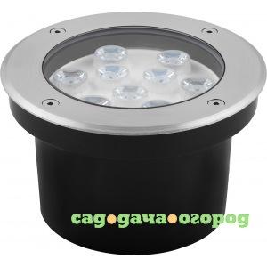 Фото Тротуарный светильник feron sp4114, 12led теплый белый, 12w, 180хh90mm, ip67 32021