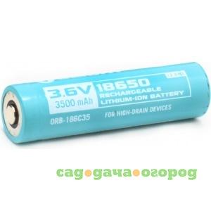 Фото Аккумулятор olight li-ion orb-186c35 18650 (3.7 в, 3500 mah) mv-927284