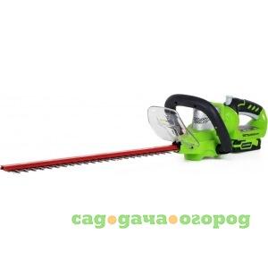 Фото Аккумуляторный кусторез greenworks deluxe g24ht57 2200107