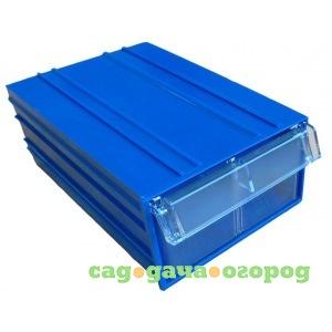 Фото Пластиковый короб (синий/прозрачный) стелла с-2