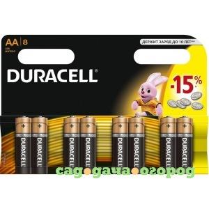 Фото Элемент питания duracell lr6-8bl basic 8шт c0037387