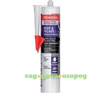 Фото Гибридный герметик penosil roof & facade crystal sealant серый, 290 мл h3716