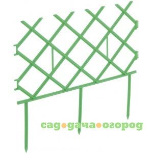 Фото Декоративный забор комплект-агро палисад 19х300см, зеленый ka1193g