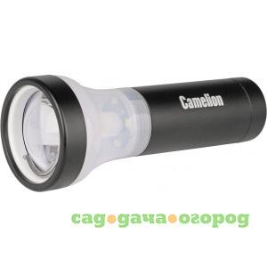 Фото Фонарь camelion led51512 черный, 1led+4led, 3 режима, 3xlr03 в комплекте, алюминий, блистер 12973