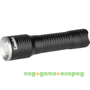 Фото Фонарь camelion led5138 черный, led xpe, zoom, 3 режима, 3xlr03 в комплекте, алюминий, блистер 12972