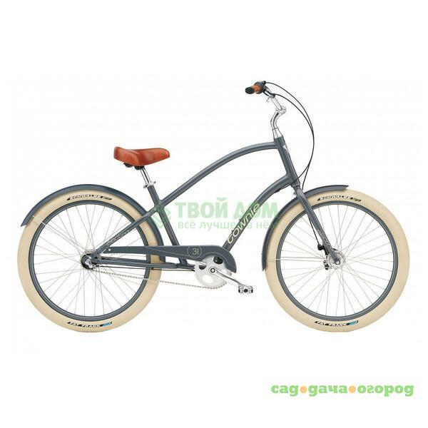 Фото Велосипед Electra Bicycle Townie Balloon 3i Slate (285001)