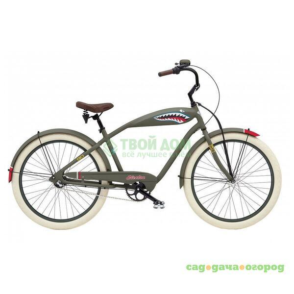 Фото Велосипед Electra Bicycle Cruiser Tiger Shark 3i Midway Grey (262139)