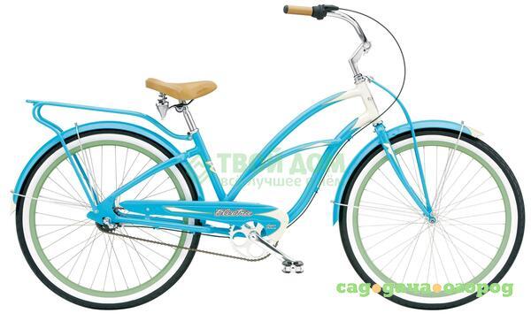 Фото Велосипед Electra bicycle comp  super deluxe 3i aqua/cream