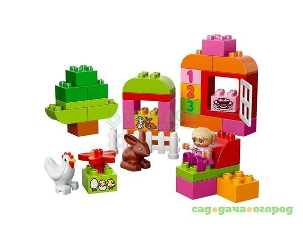 Фото Конструктор Lego Duplo Лучшие друзья: курочка и кролик (10571)