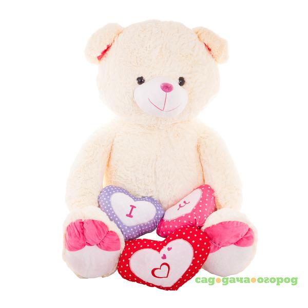 Фото Мишка с сердцами. 2 цвета 80 см Magic bear toys