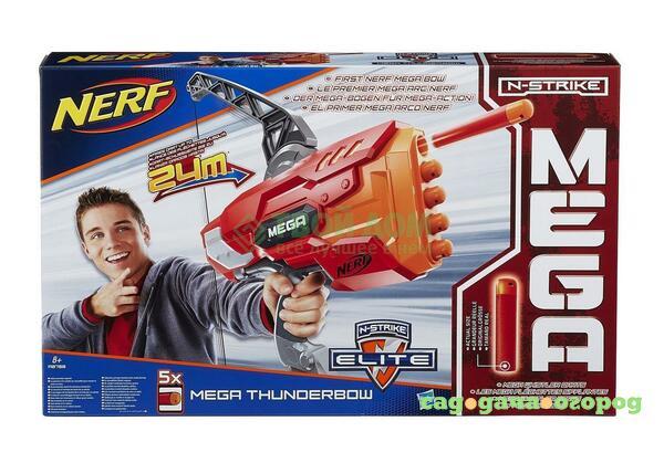 Фото Бластер Hasbro nerf мега лук (A8768H)