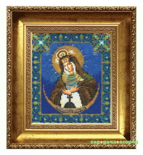 Фото Вышивание Чарiвна мить Набор для вышивания бисером икона божьей матери остробрамская (Б-1013)