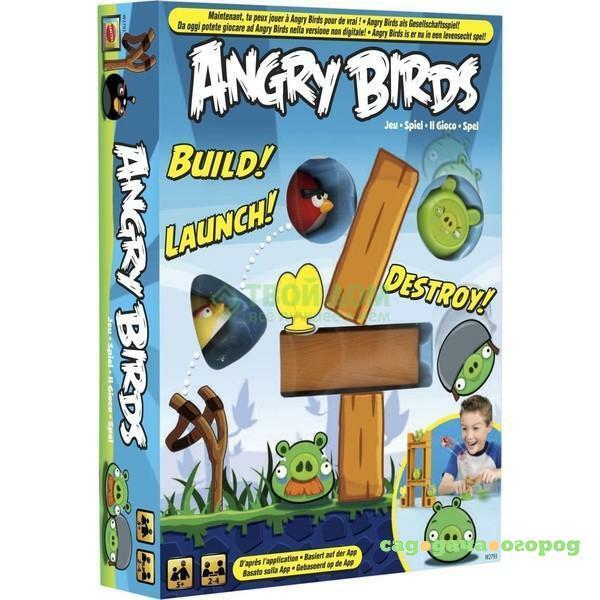 Фото Mattel Angry Birds Напольная игра