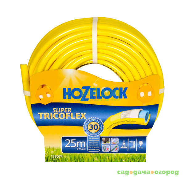 Фото Поливочный шланг Hozelock Super Tricoflex