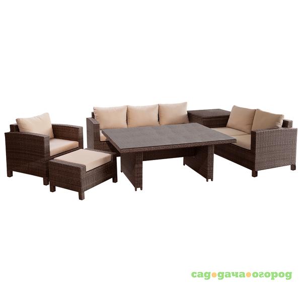 Фото Комплект мебели OBT Daisy (коричневый)