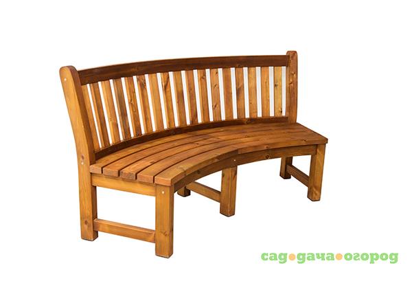 Фото Скамейка овальная Idea (SOLERO BENCH) 53x182x95 см