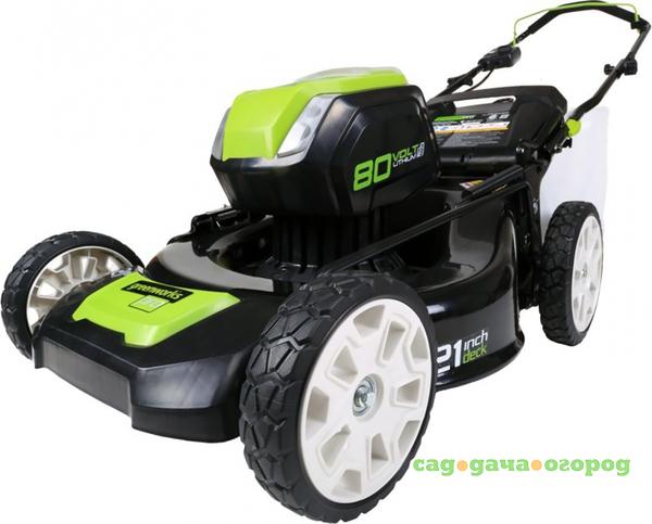 Фото Газонокосилка Greenworks GD80LM53 без АКБ и ЗУ