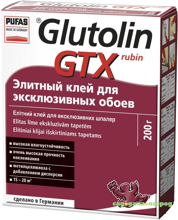 Фото Клей PUFAS Glutolin GTx rubin Элитный для эксклюзивных обоев 200 г