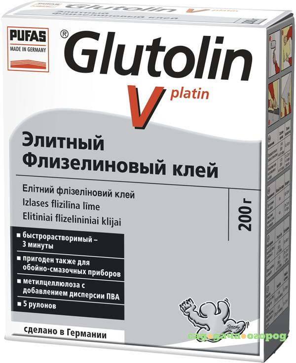 Фото Клей PUFAS Glutolin V platin Элитный Флизелиновый 200 г