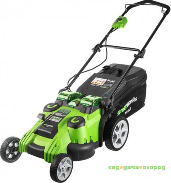 Фото Газонокосилка Greenworks G40LM49DB2K