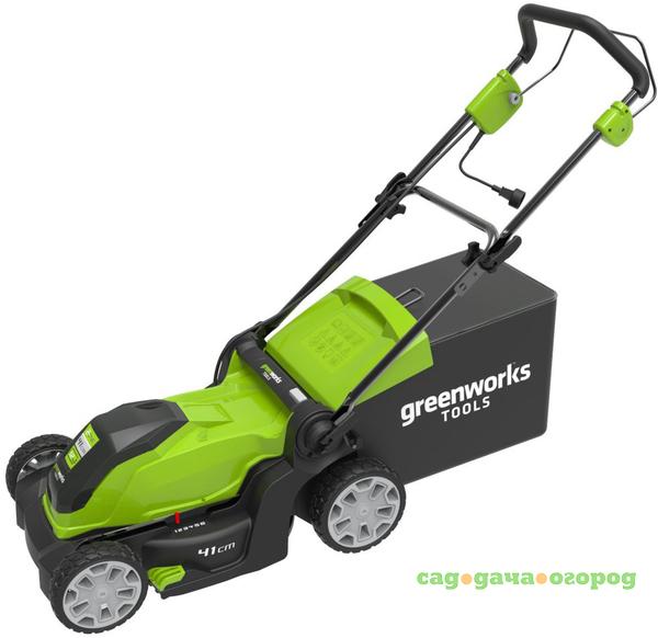 Фото Газонокосилка Greenworks GLM1241