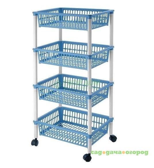 Фото Тележка сервировочная Tontarelli Trolley 4 Tier Iris (8071268752)