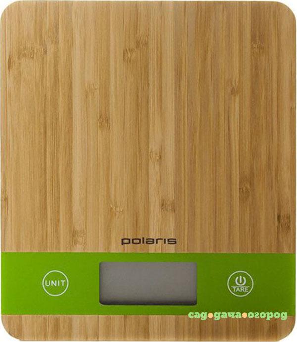 Фото Весы кухонные Polaris PKS 0545D Bamboo