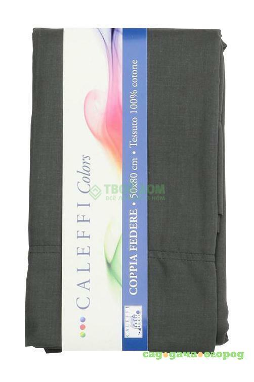 Фото Простыня Caleffi Unita antracite 90x200
