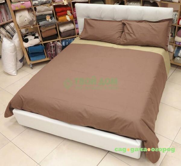Фото Комплект постельного белья Caleffi Dauble marrone 47866