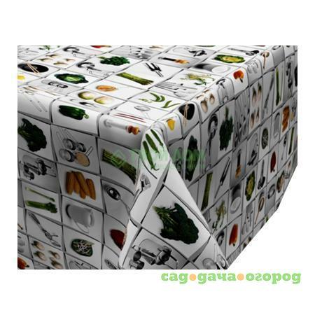 Фото Скатерть IQ-Dekor Скатерть ПВХ, лак 160 см (1560037)