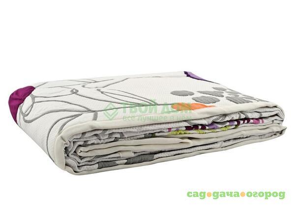 Фото Плед Manterol Cantu 185x270 White-Violet