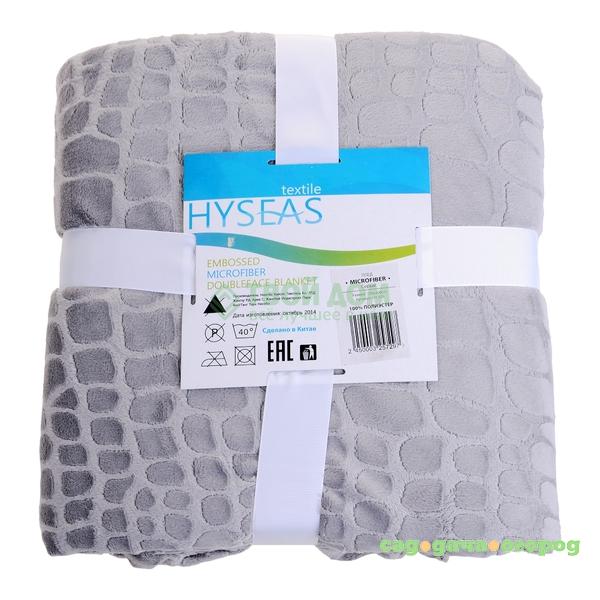 Фото ПЛЕД MICROFIBER 150X200 СЕРЫЙ