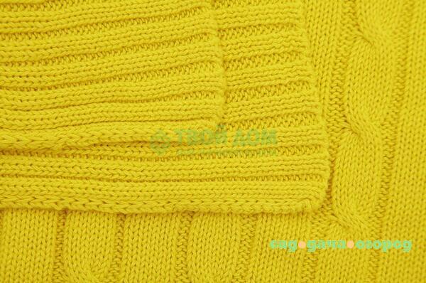Фото Плед Wonne Traum вязаный 150х210 Yellow