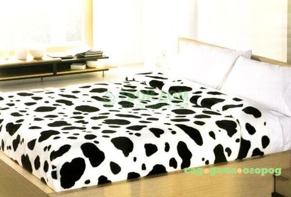 Фото Плед Manterol Alfa 150x200 White-Black